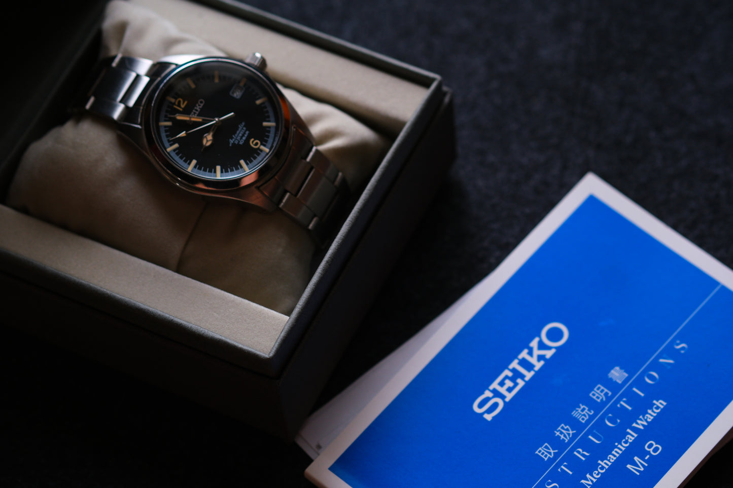 Seiko Tictac SZSB006 Full box Grey Dial Good Condition