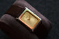Credor Tank Men 6730-5090 14K Bezel SHA MIDDLE Vintage style