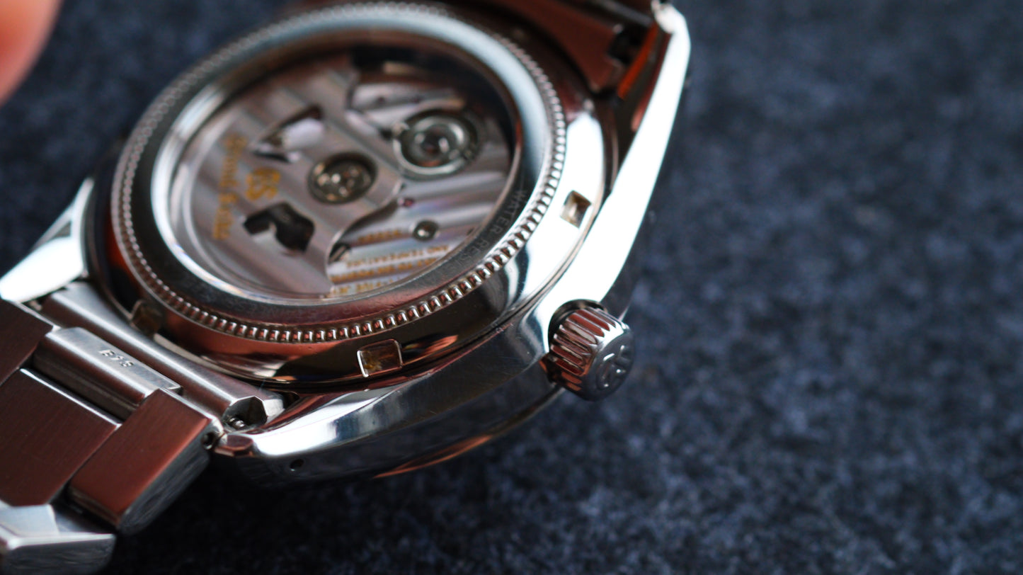 Grand Seiko SBGR307 9S68 Heritage new GS Logo Version White Dial Excellent Condition Full Box