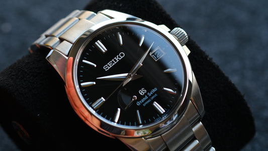 Grand Seiko Spring Drive 9R65-0AG1 Black Dial Excellent Dial Full Serviced