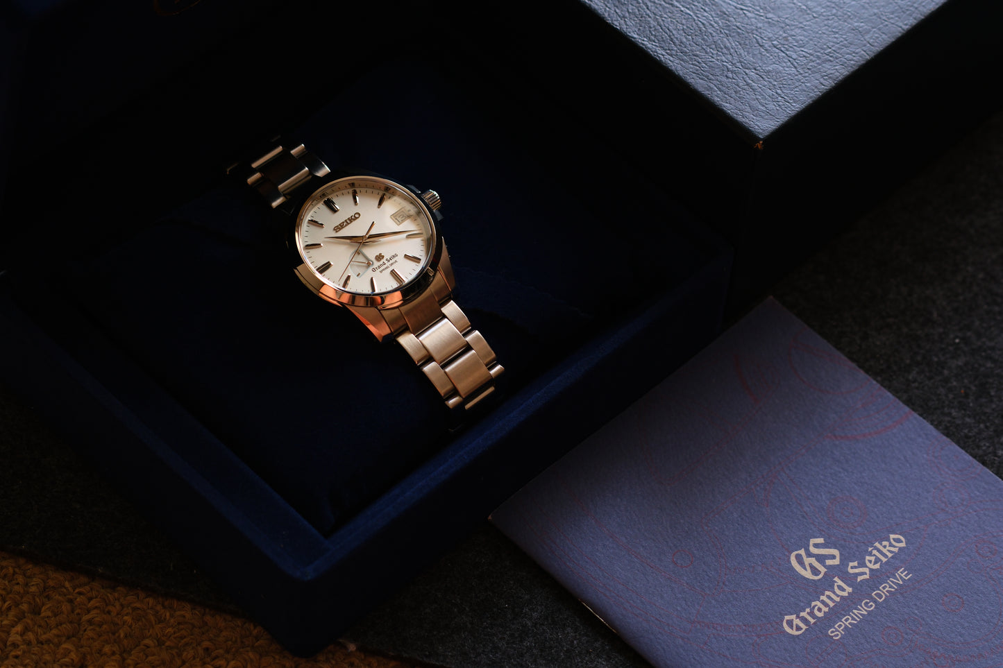 Grand Seiko SBGA015 9R65-0AG0 Spring Drive Ice Blue Dial |Excellent Condition| Full Serviced|