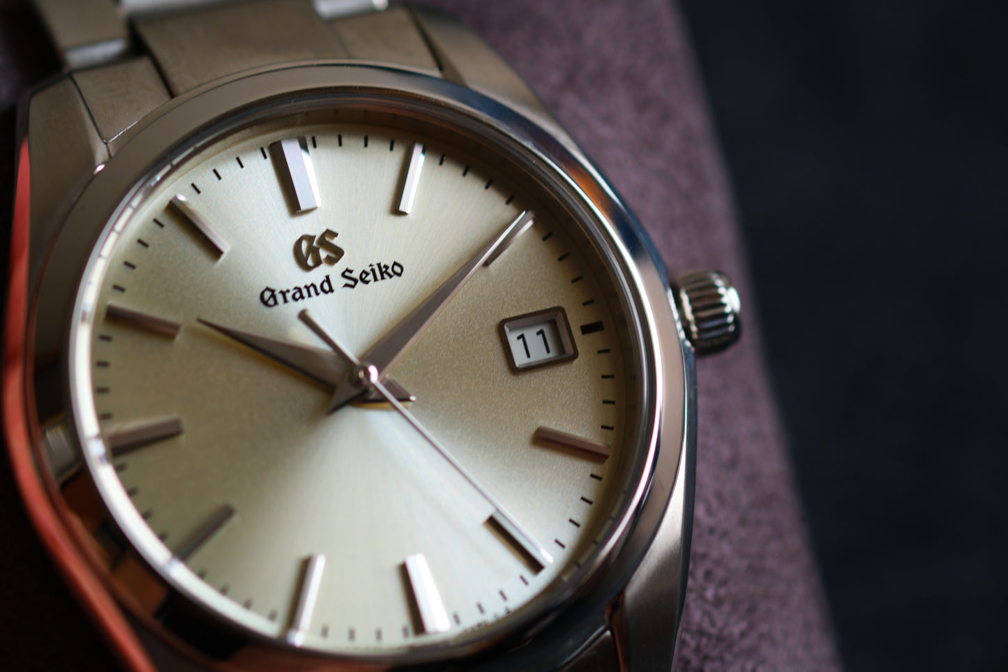 Grand Seiko SBGX263 9F62 Heritage 37mm Champange Dial Full Box Limited Card Excellent Condition