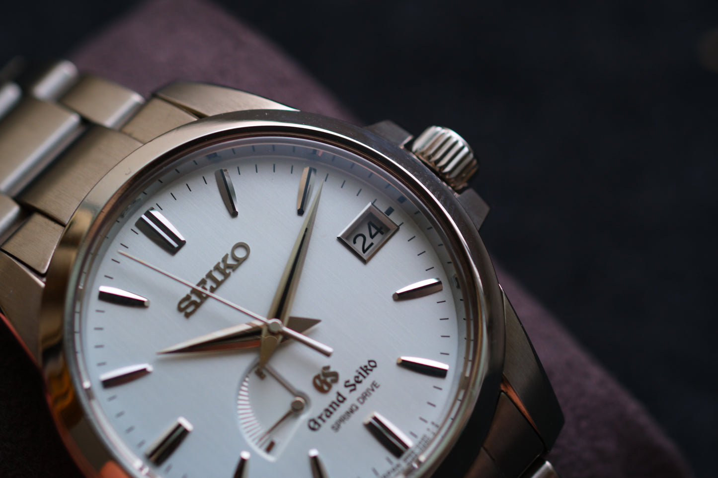 Grand Seiko SBGA015 9R65-0AG0 Spring Drive Ice Blue Dial Excellent Condition