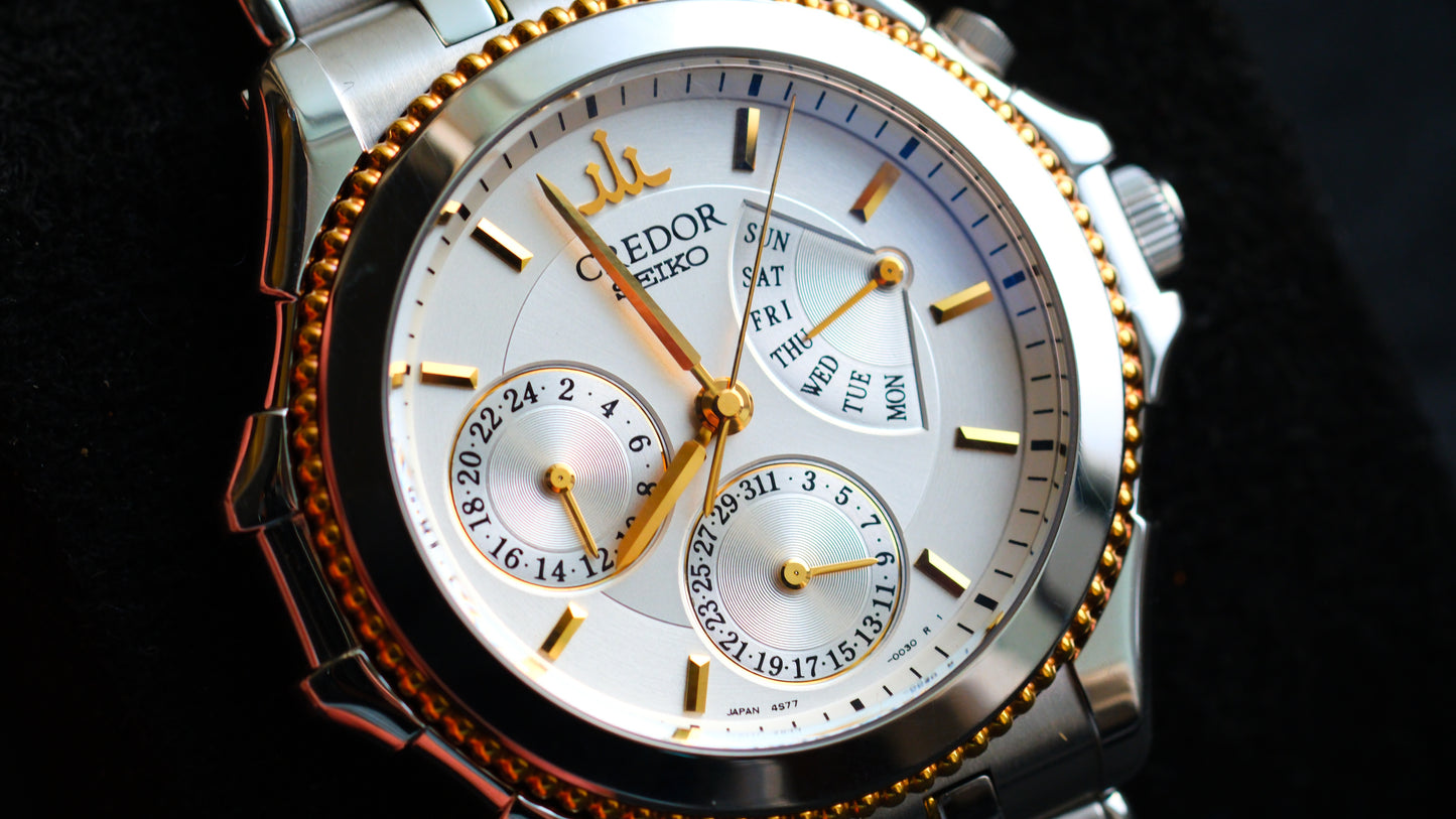 Credor Pacifique GCBG996 Automatic 4s77-0A30 Retrograde 18K