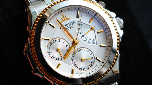 Credor Pacifique GCBG996 Automatic 4s77-0A30 Retrograde 18K