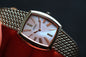 Credor Lady 5A70-0BC0 White Pink Mop 6 Diamond Dial Good Condition