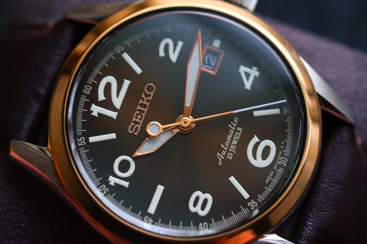 Seiko SARG012 6R15-02R0 Mechanical Explorer JDM Coffee Chocolate Dial Great Condition