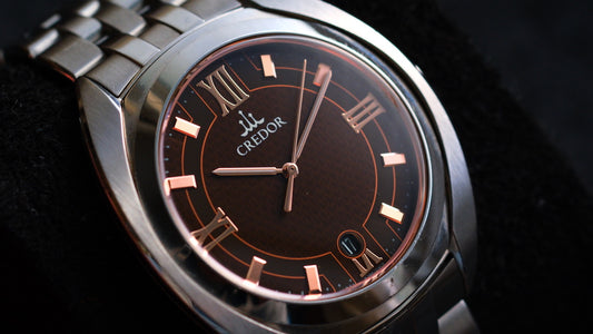 Credor Signo 8J86-0AB0 Quart Beautiful Brown Dial