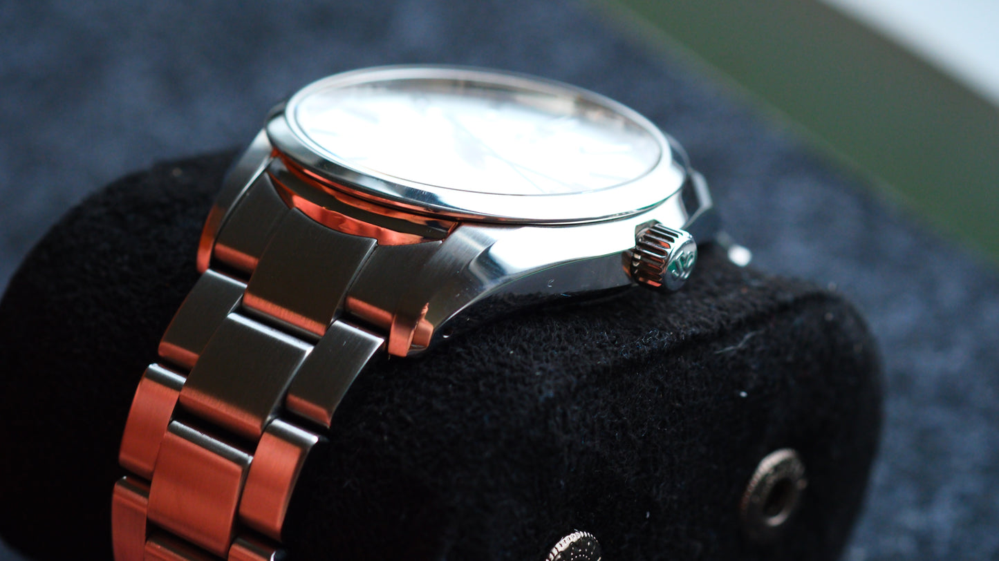 Grand Seiko SBGR307 9S68 Heritage new GS Logo Version White Dial Excellent Condition Full Box