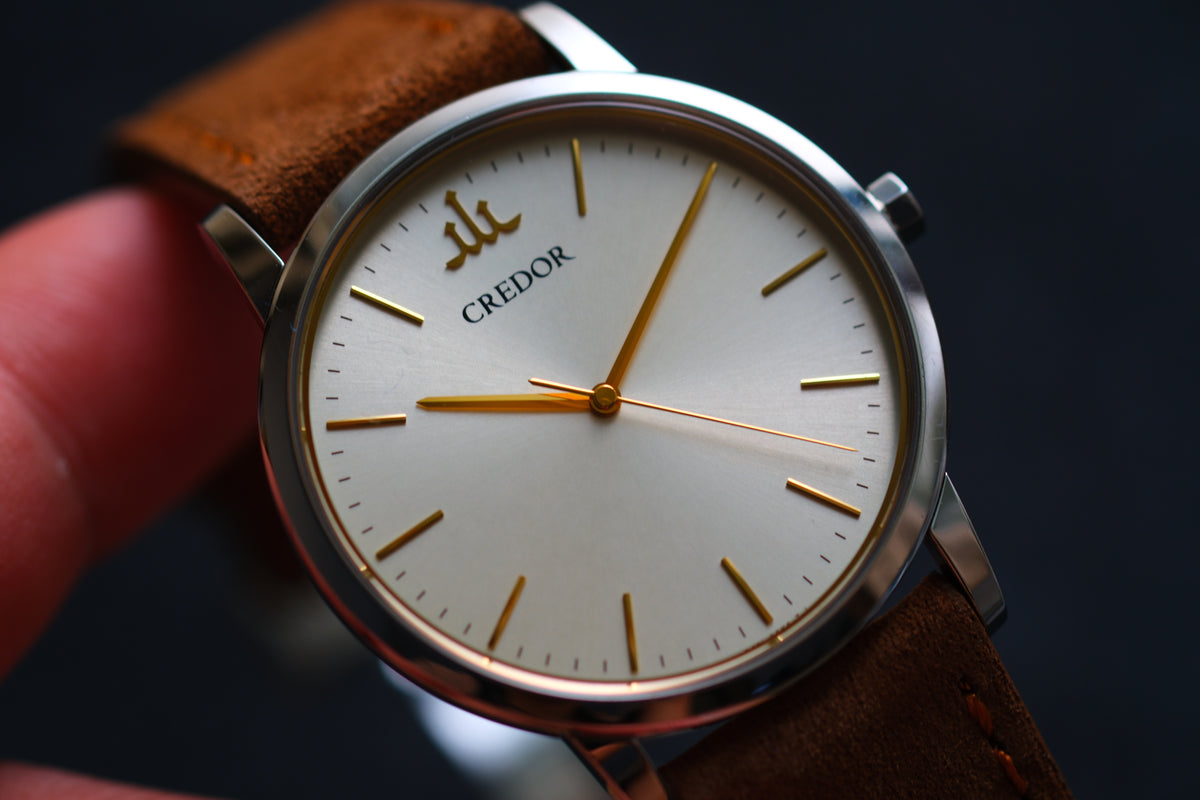 Credor Signo GCAR047 8J81-0AJ0 Dress Watch 36mm 6mm Thin Full Paper Excellent Condition