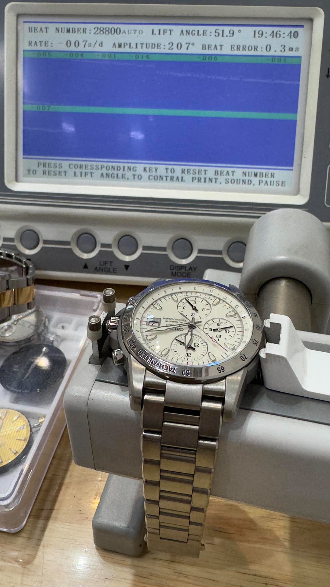 Credor Phoenix GCBP999 Chrnograph  6S78-0A20 Full Titanium Full Serviced Excellent Condition