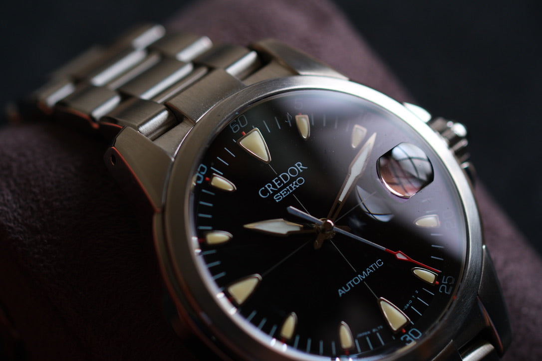 Credor GCBR997 8L75-0A10 Phoenix Black Dial Excellent Condition Manual User Full Serviced