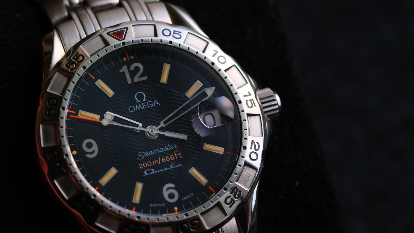 Omega Autoquart Seamaster 200m/666ft 2514.50 Omegamatic Limited Edition #1434/ 1997