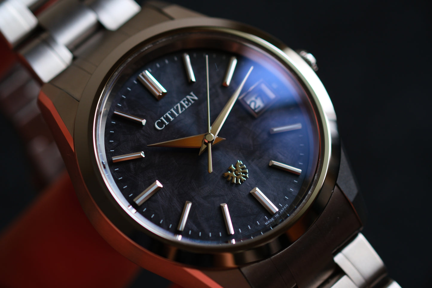 The Citizen AQ4100-57E Eco-Drive HAQ Beautiful Texture Dial Full Box Paper Date 26/5/2026