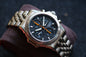 Credor Pacifique GCBK997 6S77-0A10 Chrnograph Limited 2000 Rare Carbon Dial Full Box Paper NOS Condition