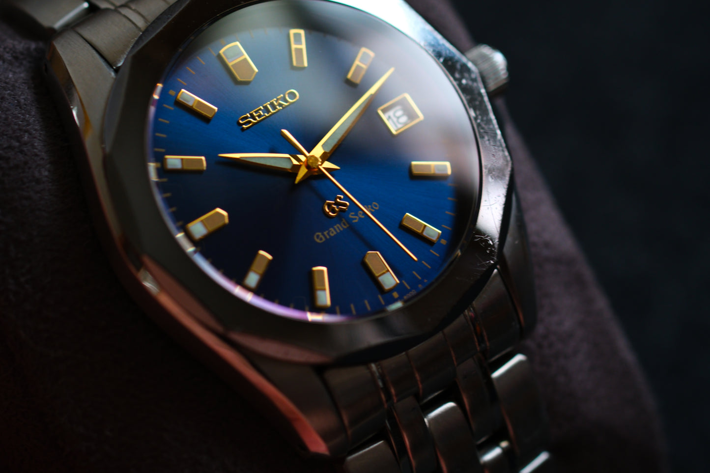 Grand Seiko Quart 8J56-8000 Blue Dial