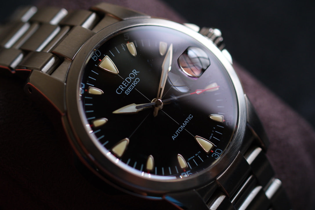 Credor GCBR997 8L75-0A10 Phoenix Black Dial Excellent Condition Manual User Full Serviced