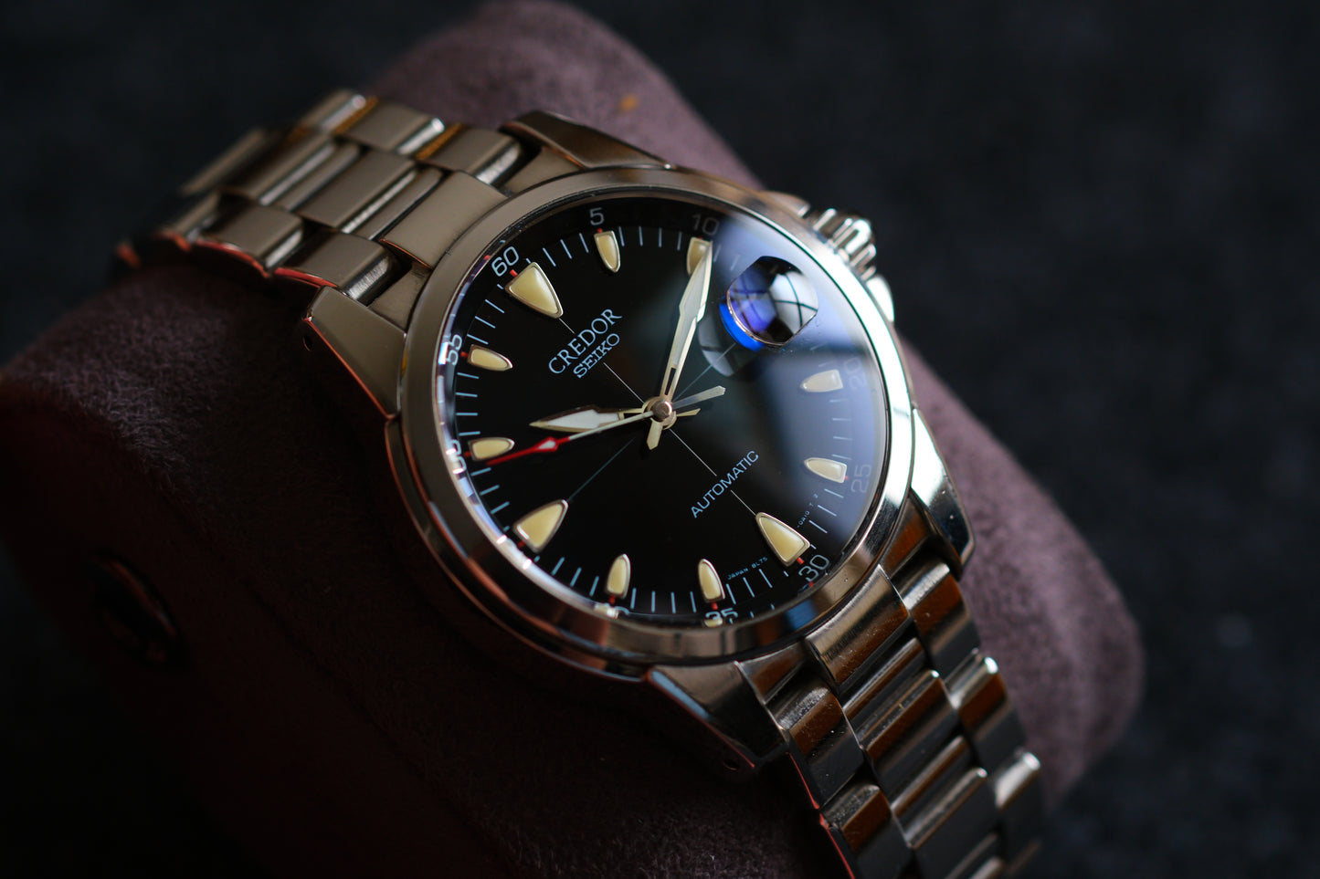 Credor GCBR997 8L75-0A10 Phoenix Black Dial Excellent Condition Box Manual User