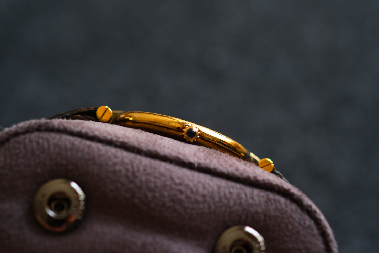 Cartier 1980s Must de Cartier Vendome Brown Dial Men