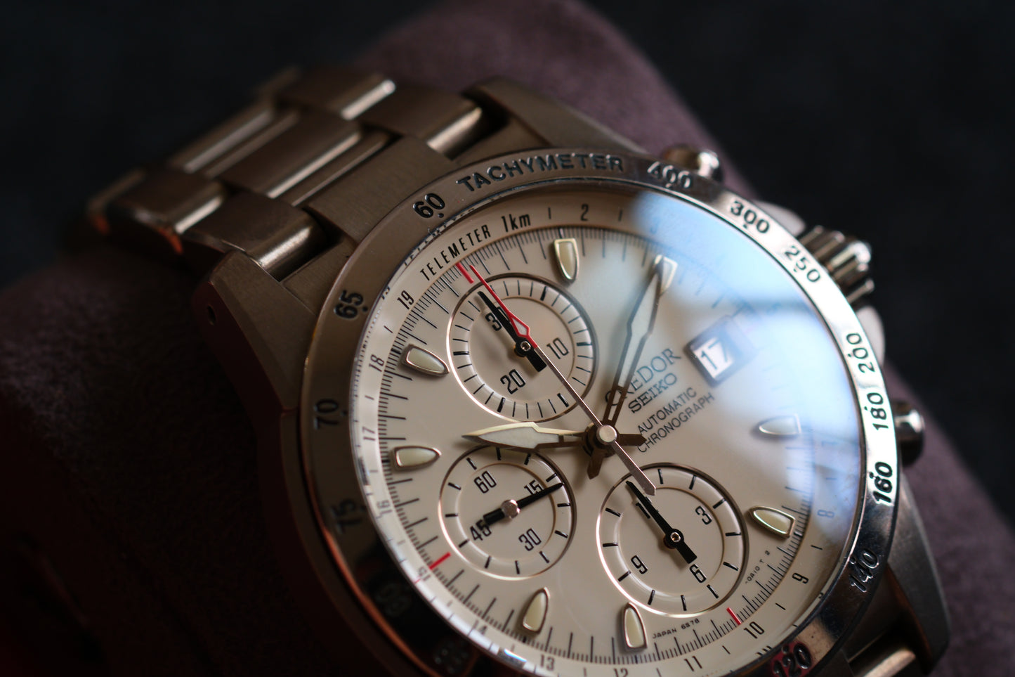 Credor Phoenix GCBP999 Chrnograph  6S78-0A20 Full Titanium Full Serviced Excellent Condition