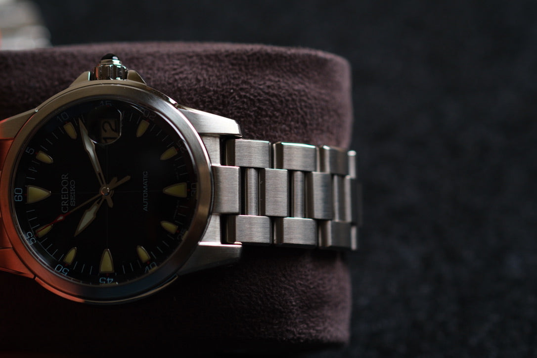 Credor GCBR997 8L75-0A10 Phoenix Black Dial Excellent Condition Manual User Full Serviced