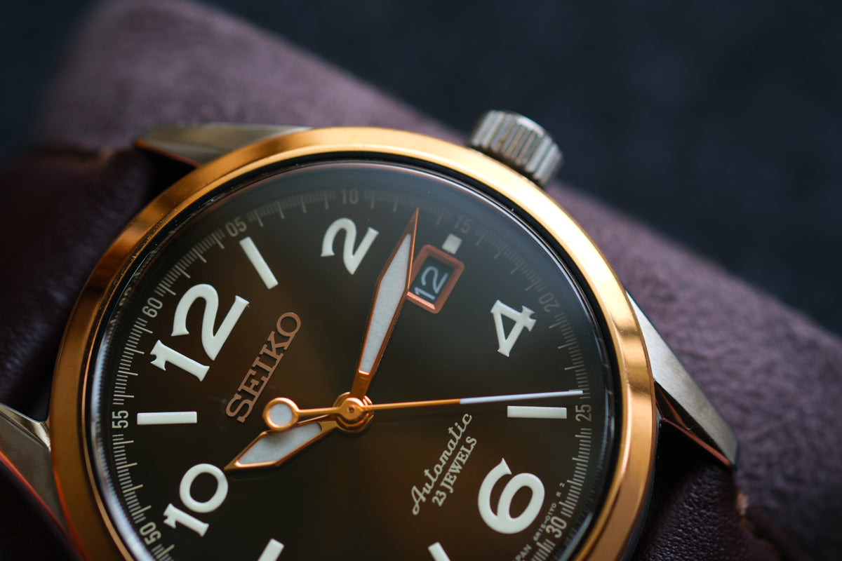 Seiko SARG012 6R15-02R0 Mechanical Explorer JDM Coffee Chocolate Dial Great Condition
