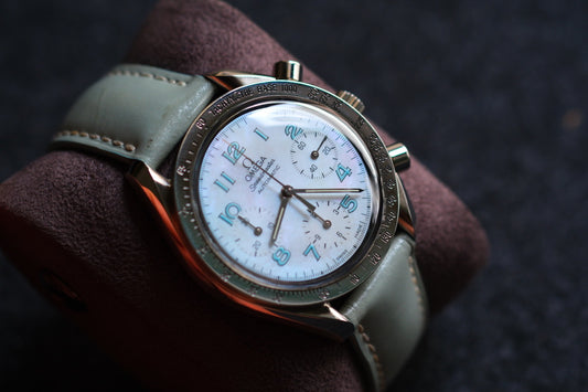 Omega Speedmaster 3802.71.53 Automatic Chrnograph White MOP Dial