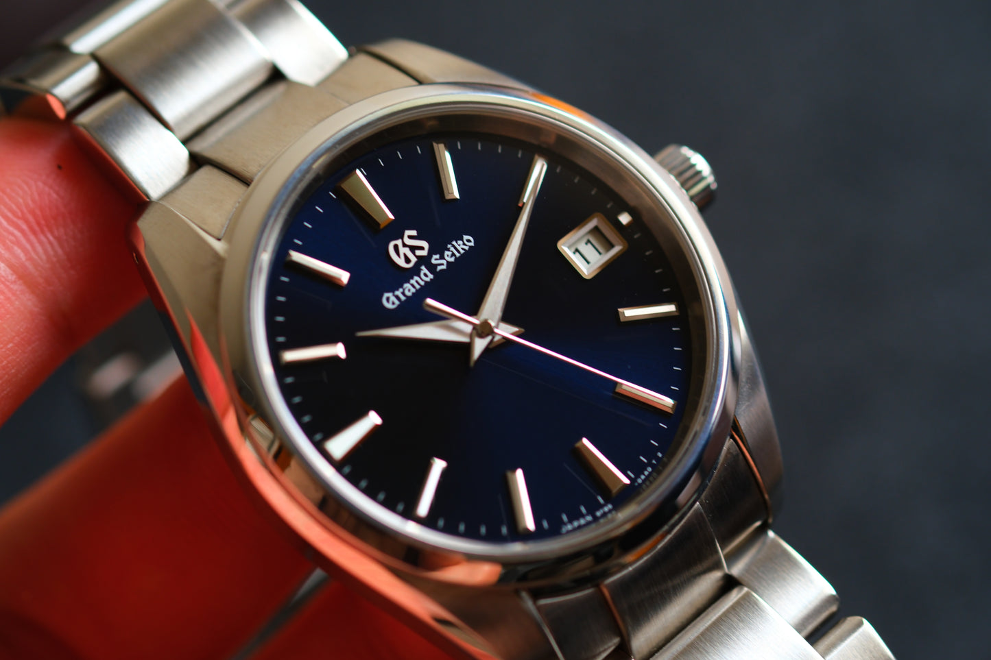 Grand Seiko SBGP013 9F85-0AC0 Heritage Excellent Condition Blue Dial