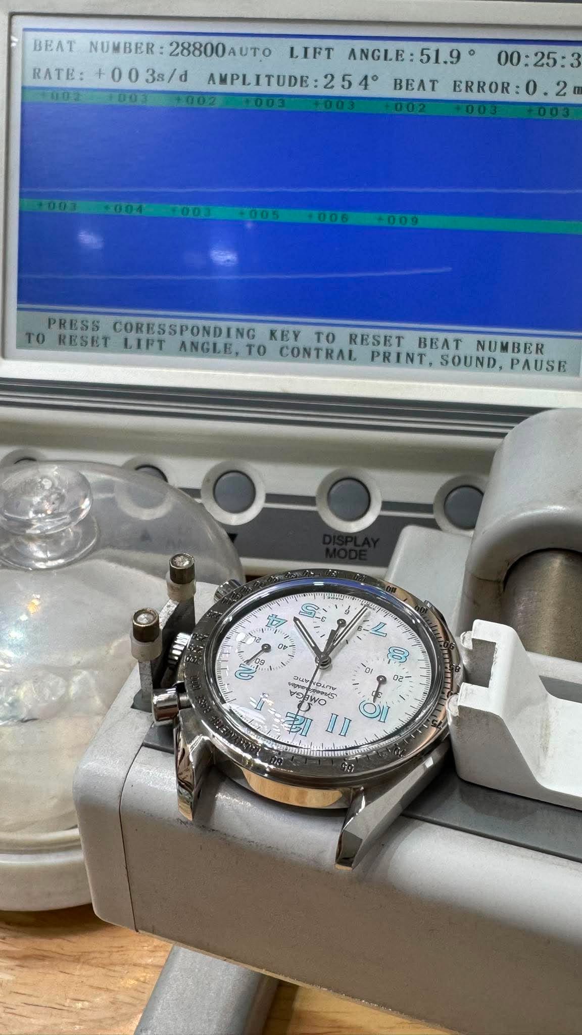 Omega Speedmaster 3802.71.53 Automatic Chrnograph White MOP Dial