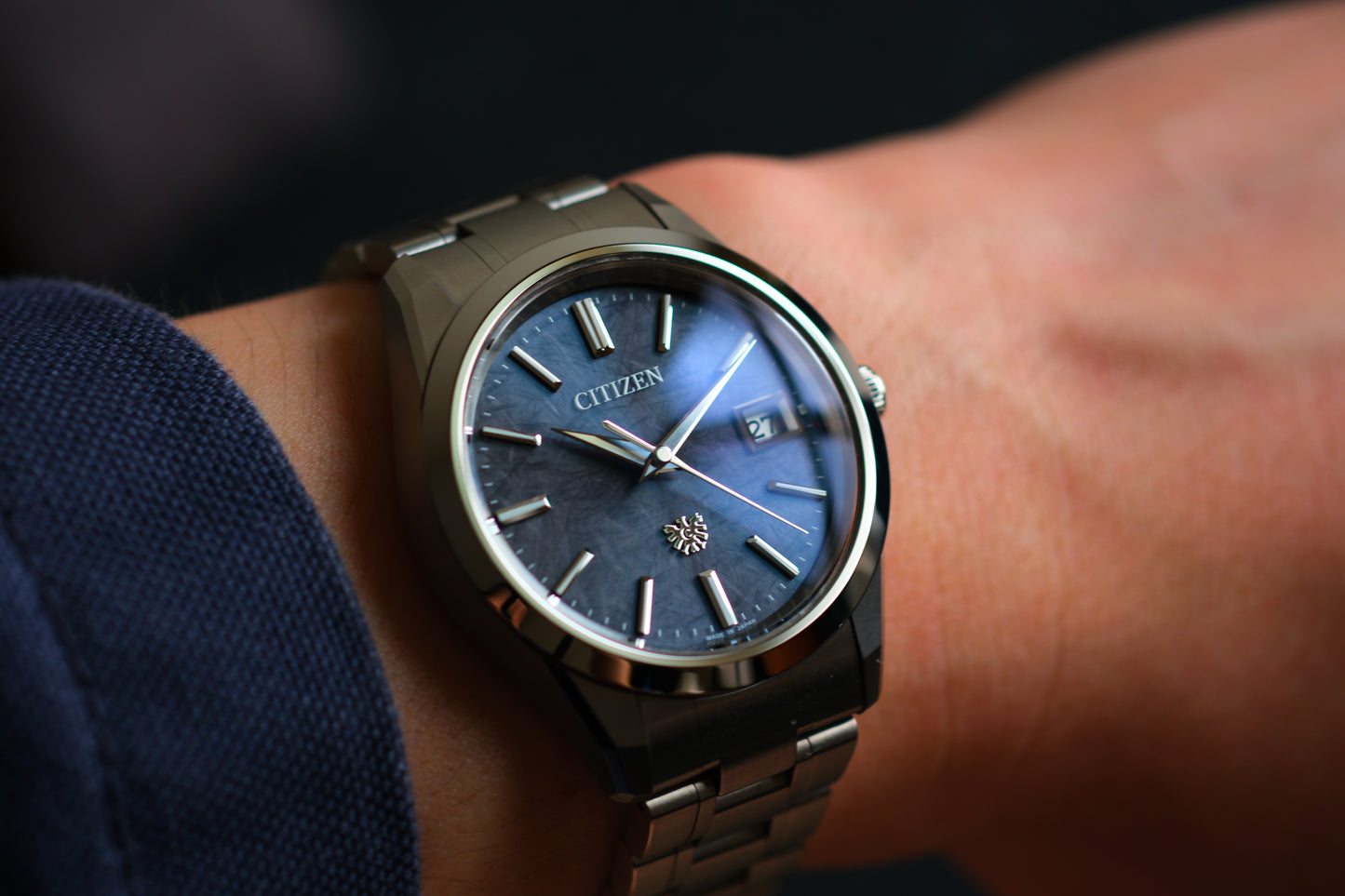 The Citizen AQ4100-57E Eco-Drive HAQ Beautiful Texture Dial Full Box Paper Date 26/5/2026