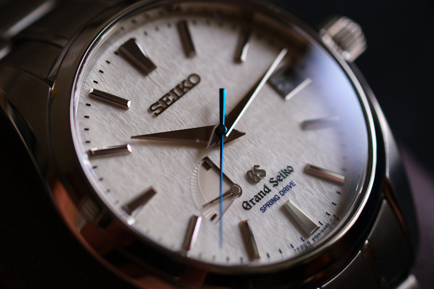 Grand Seiko SBGA011 Spring Drive 9R65-0AE0 Full Titanium Snow Flake Excellent Condition