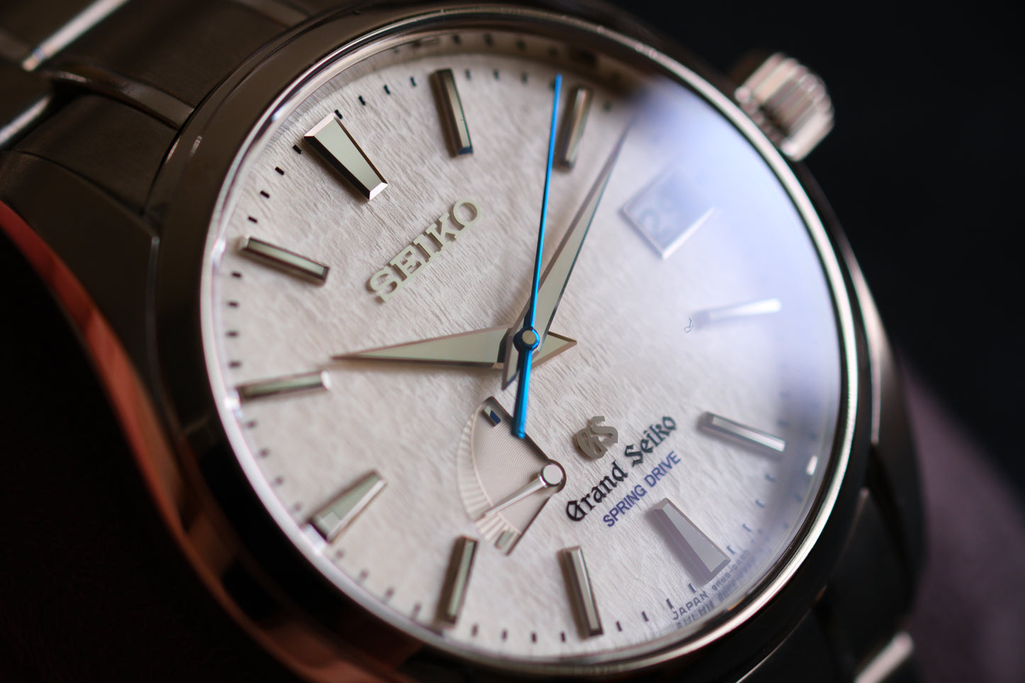Grand Seiko SBGA011 Spring Drive 9R65-0AE0 Full Titanium Snow Flake Excellent Condition