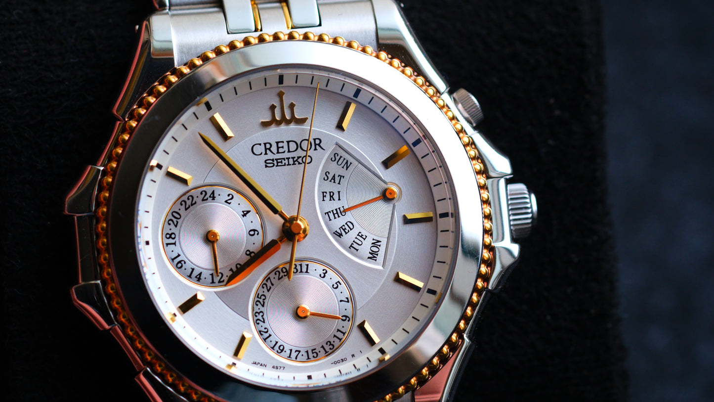 Credor Pacifique GCBG996 Automatic 4s77-0A30 Retrograde 18K