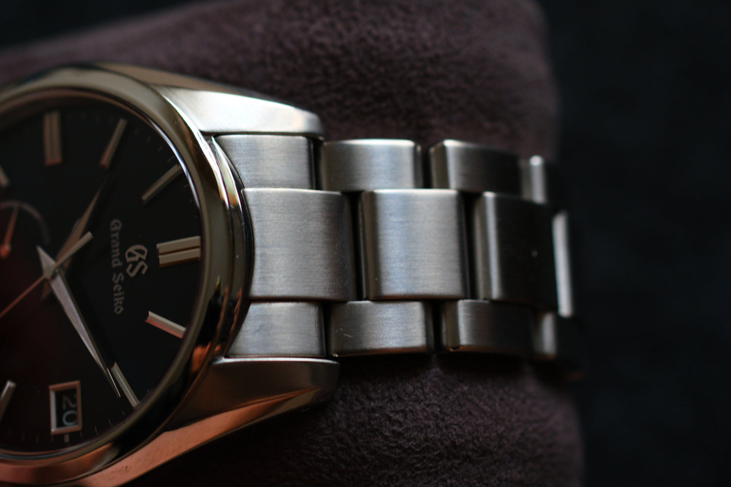 Grand Seiko SBGA439 Heritage 9R65 Spring Drive Midnight Blue Excellent Condition