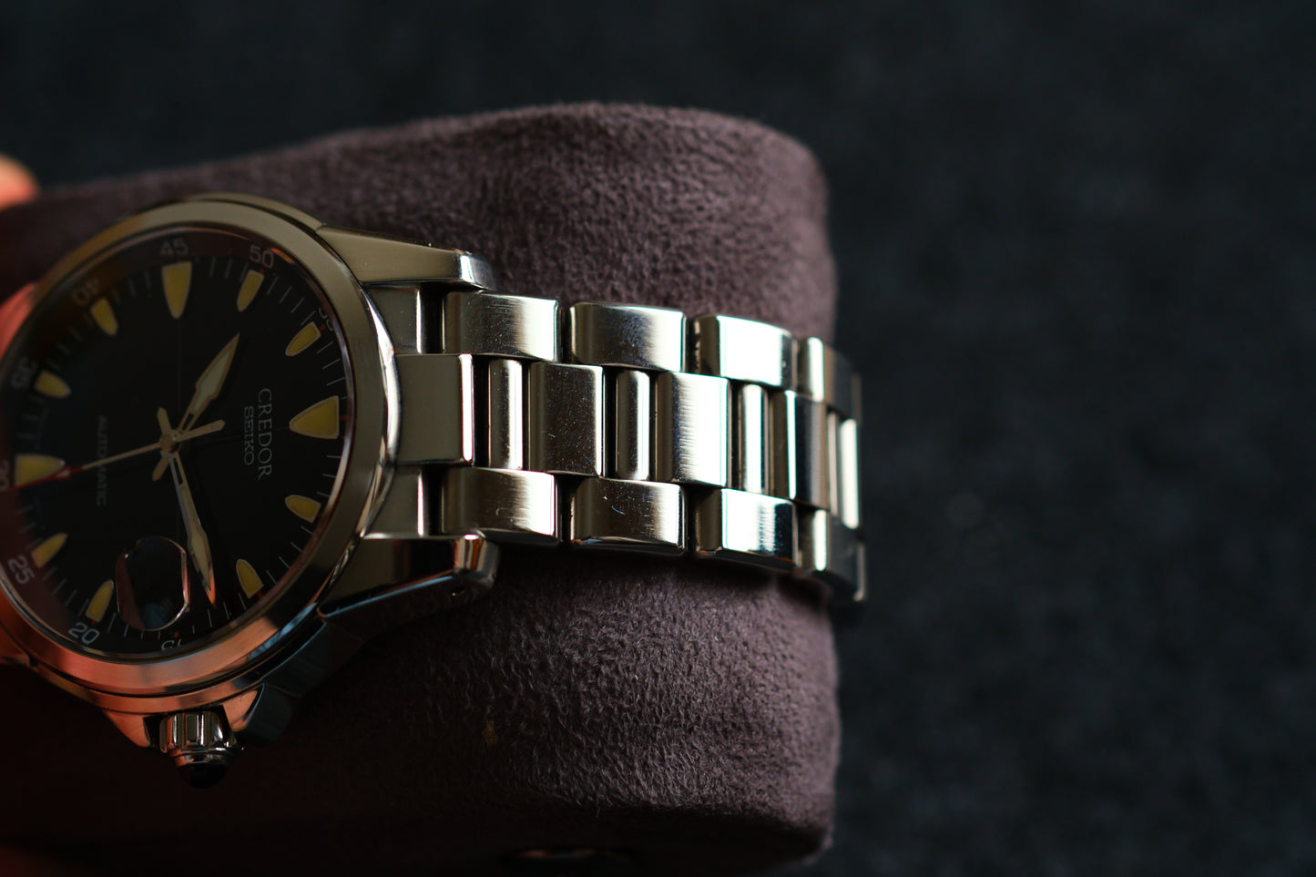 Credor GCBR997 8L75-0A10 Phoenix Black Dial Excellent Condition Box Manual User