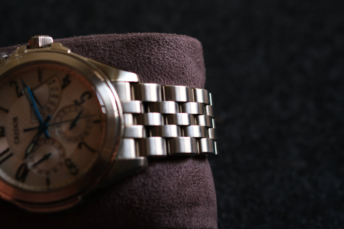 Credor Pacifique GCBG971 4S77-00C0 Retrograde Blue Hands Good Condition Full Box Paper