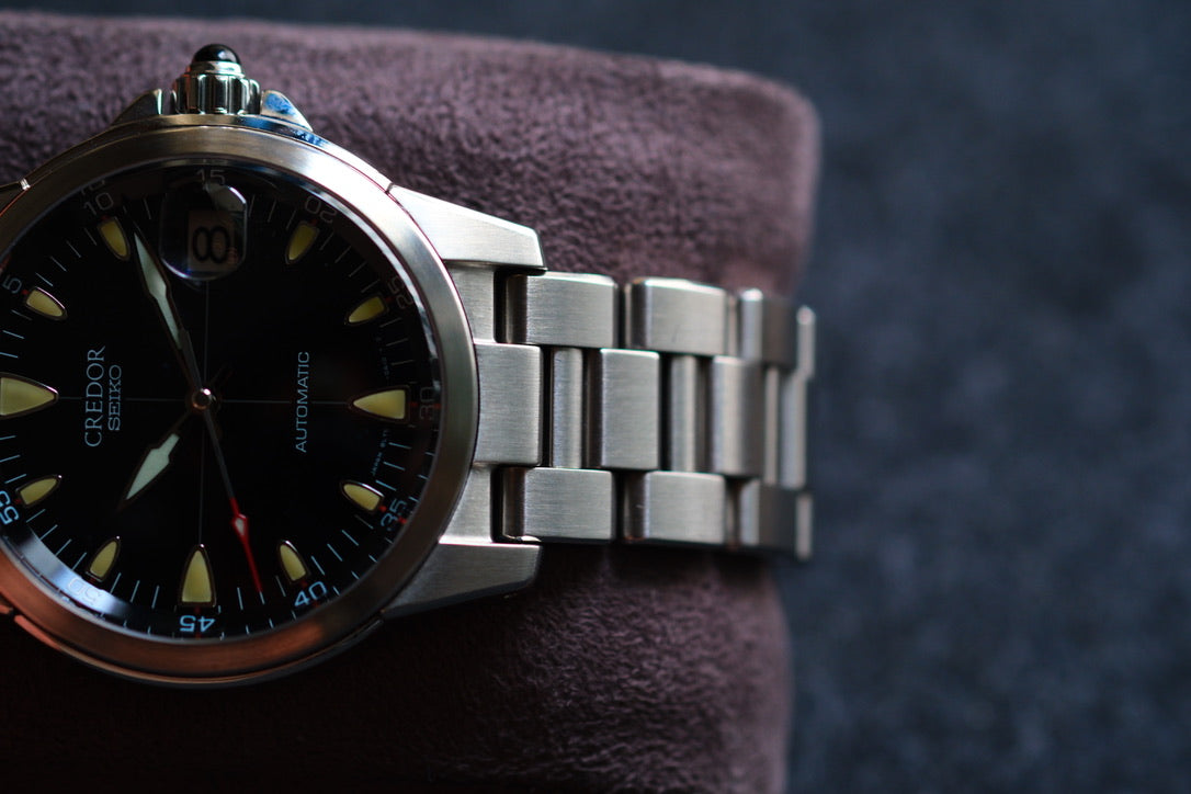 Credor GCBR997 8L75-0A10 Phoenix Black Dial Excellent Condition Manual User Full Serviced