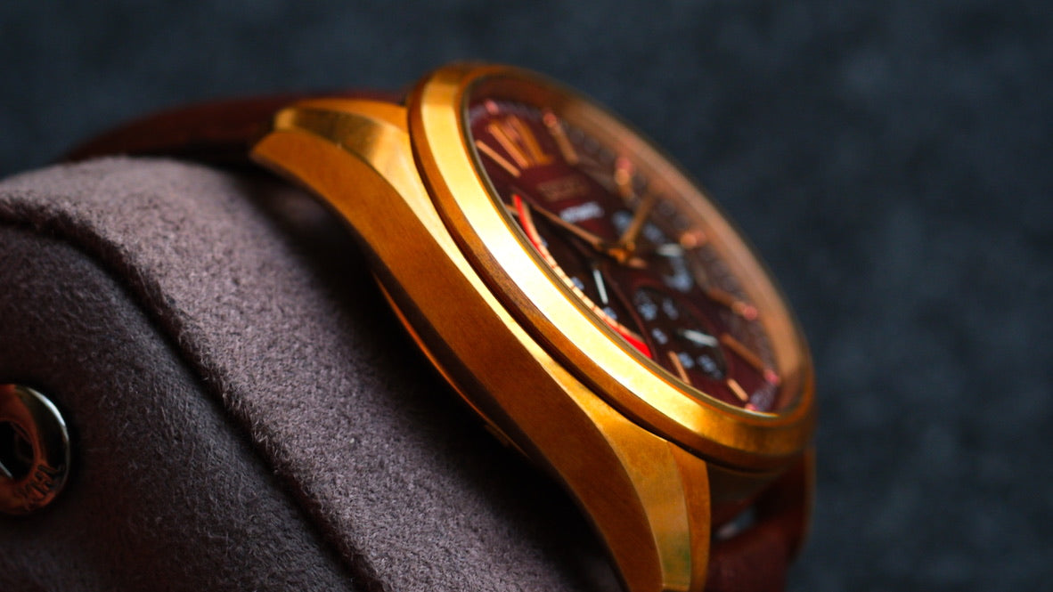 Seiko Bright SDGC030 6R21-00Y0 Limited 390/500 GP Red Dial and Ruby