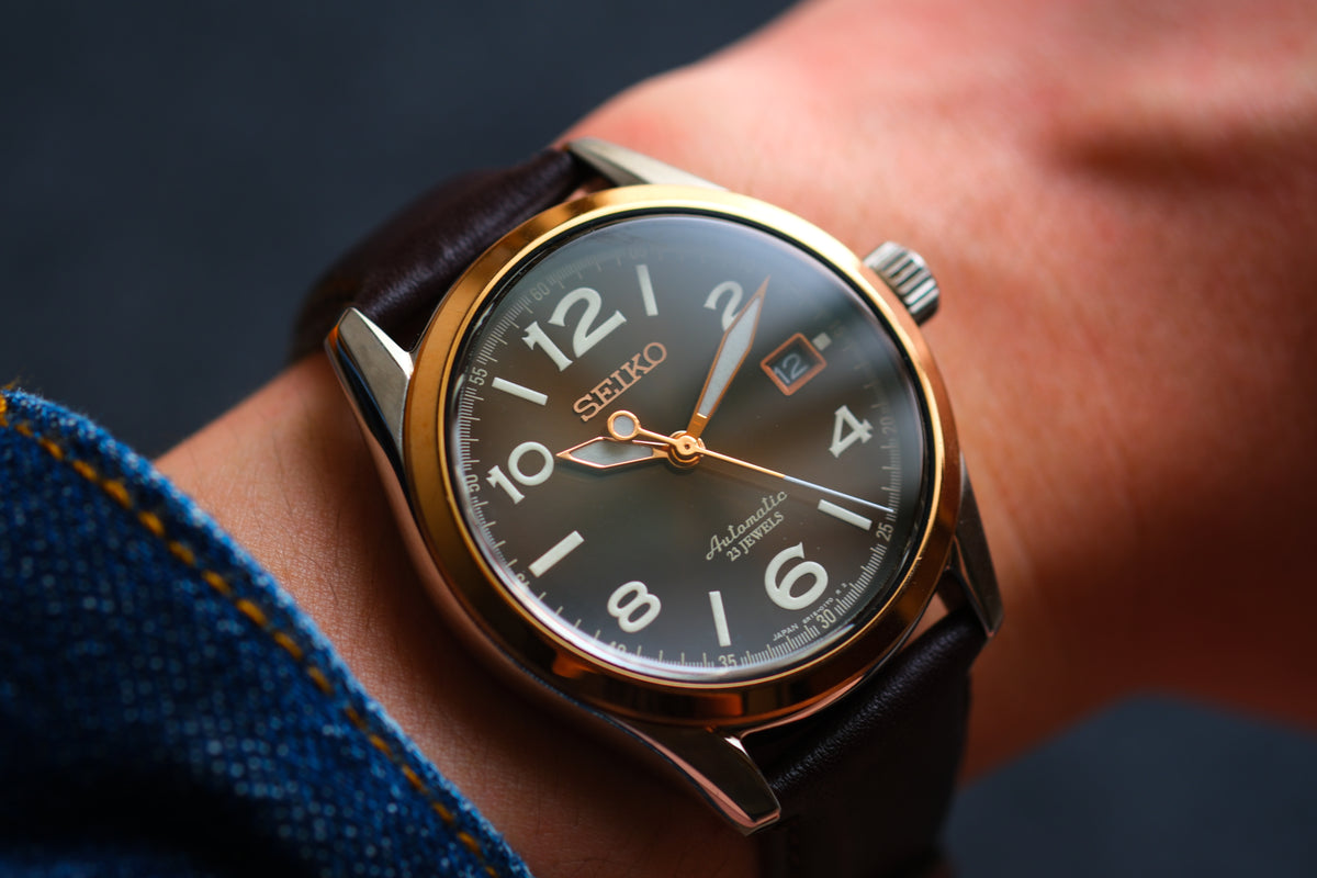 Seiko SARG012 6R15-02R0 Mechanical Explorer JDM Coffee Chocolate Dial Great Condition