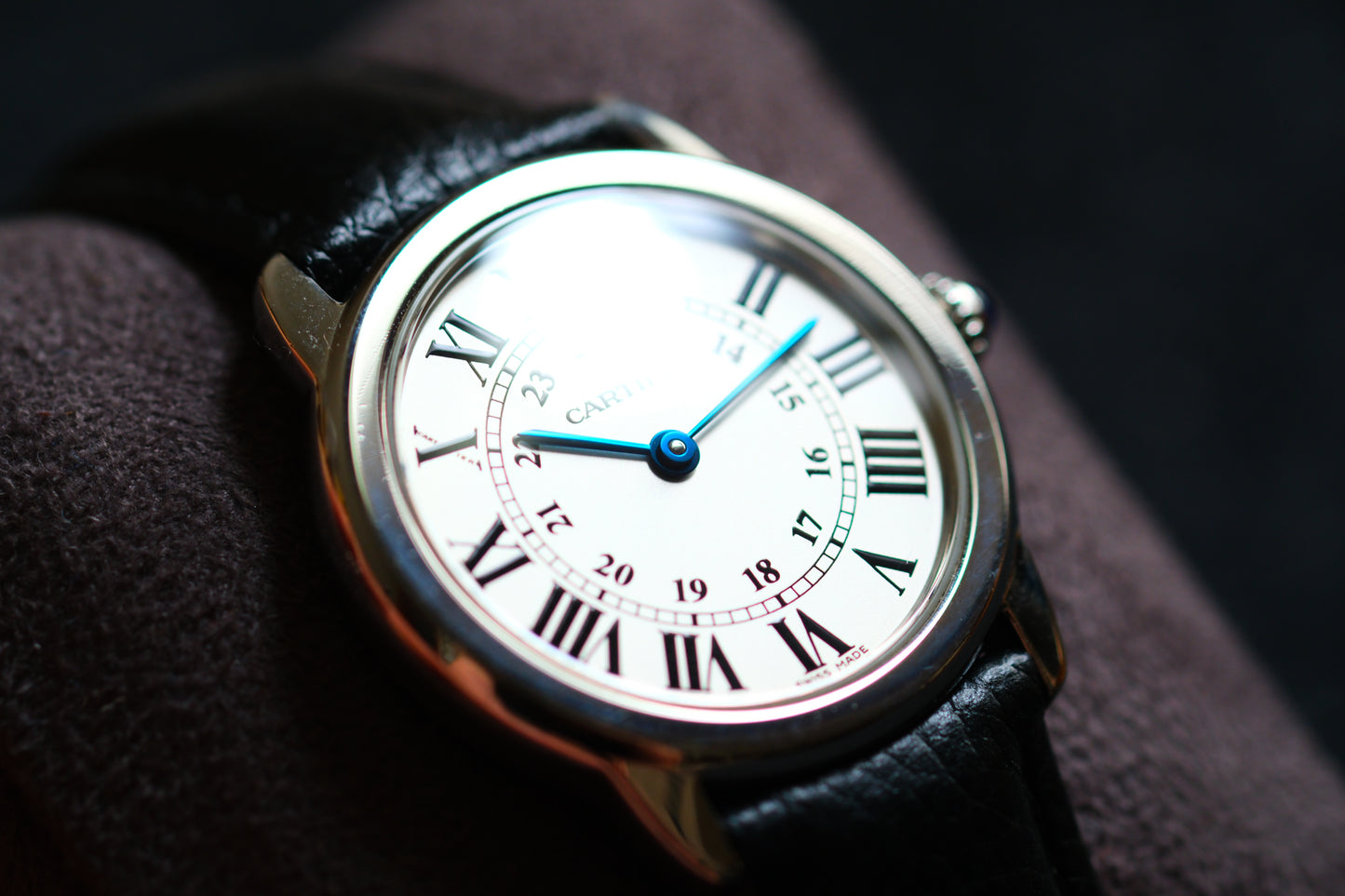 Cartier W6700155 Ronde Solo De Cartier 29mm Silver Good Condition Full Serviced