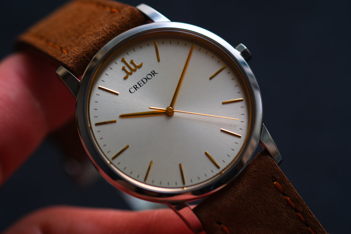 Credor Signo GCAR047 8J81-0AJ0 Dress Watch 36mm 6mm Thin Full Paper Excellent Condition