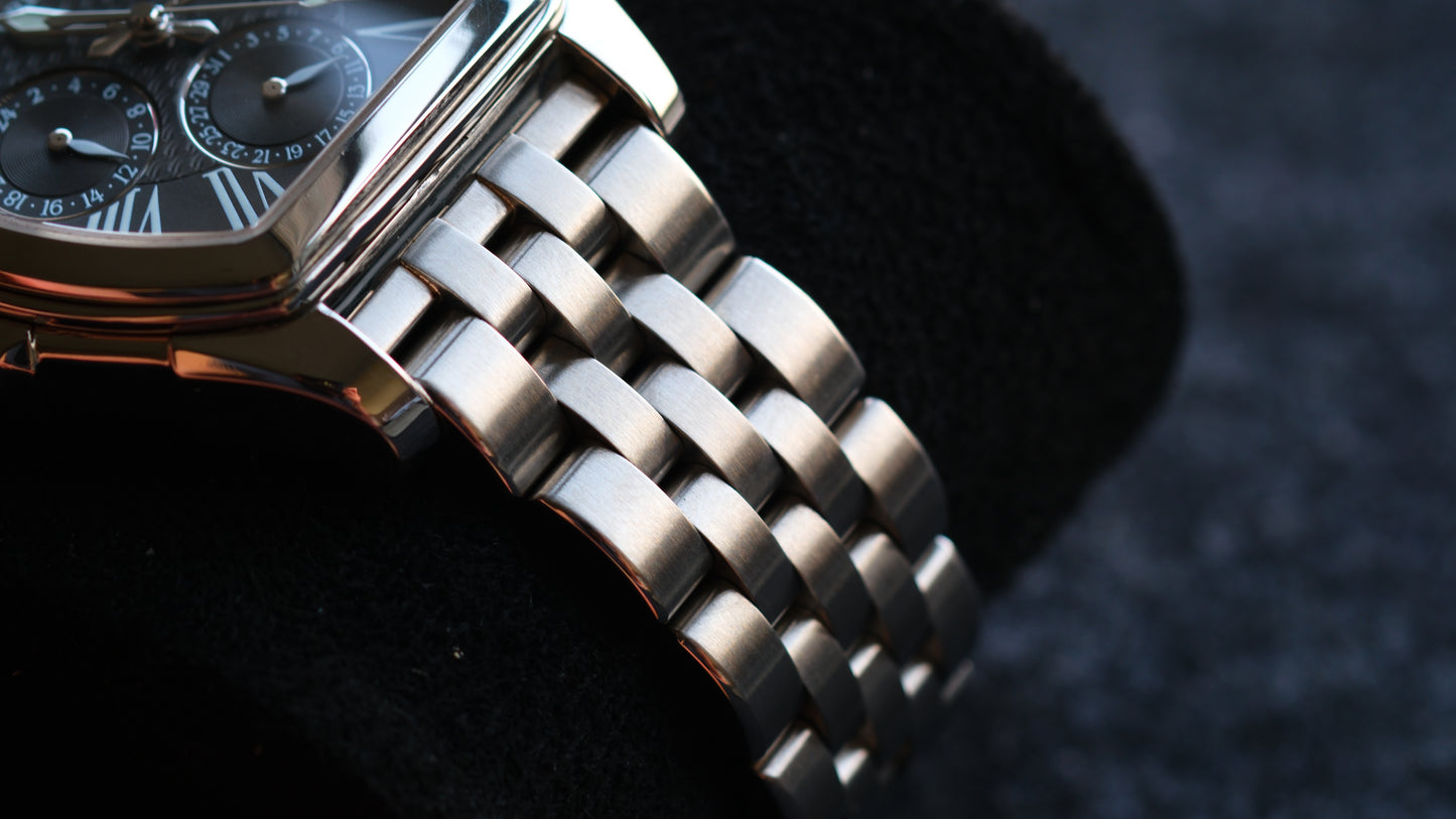 Credor Pacifique GCBG973 Retrograde 4s77-00B0 Excellent Condition Full Box Paper