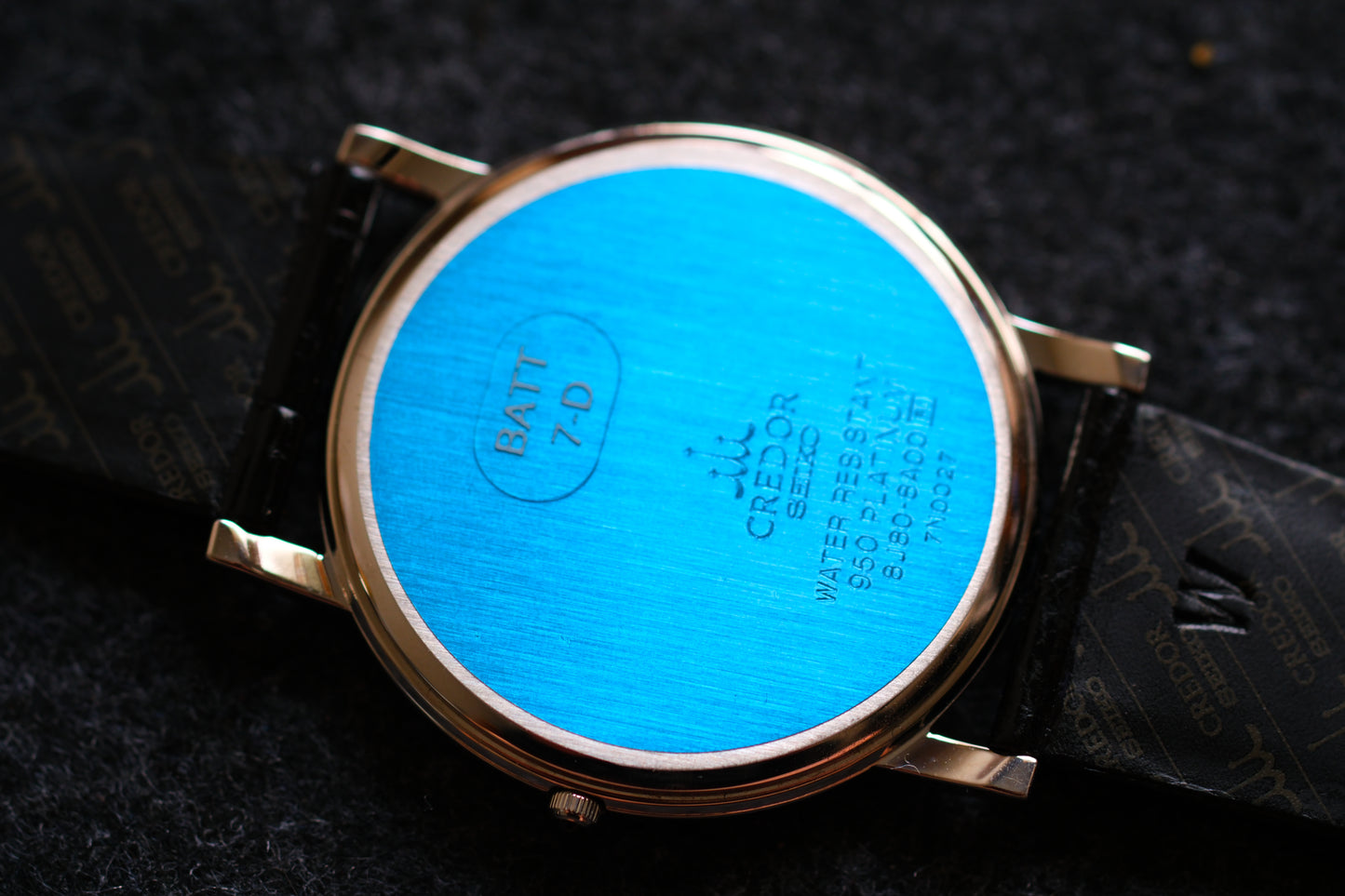 Credor GBAT009 8J80-8A00 HAQ Solid Platinum Pt950 Snow Flake Dial Like New Unworn Condition