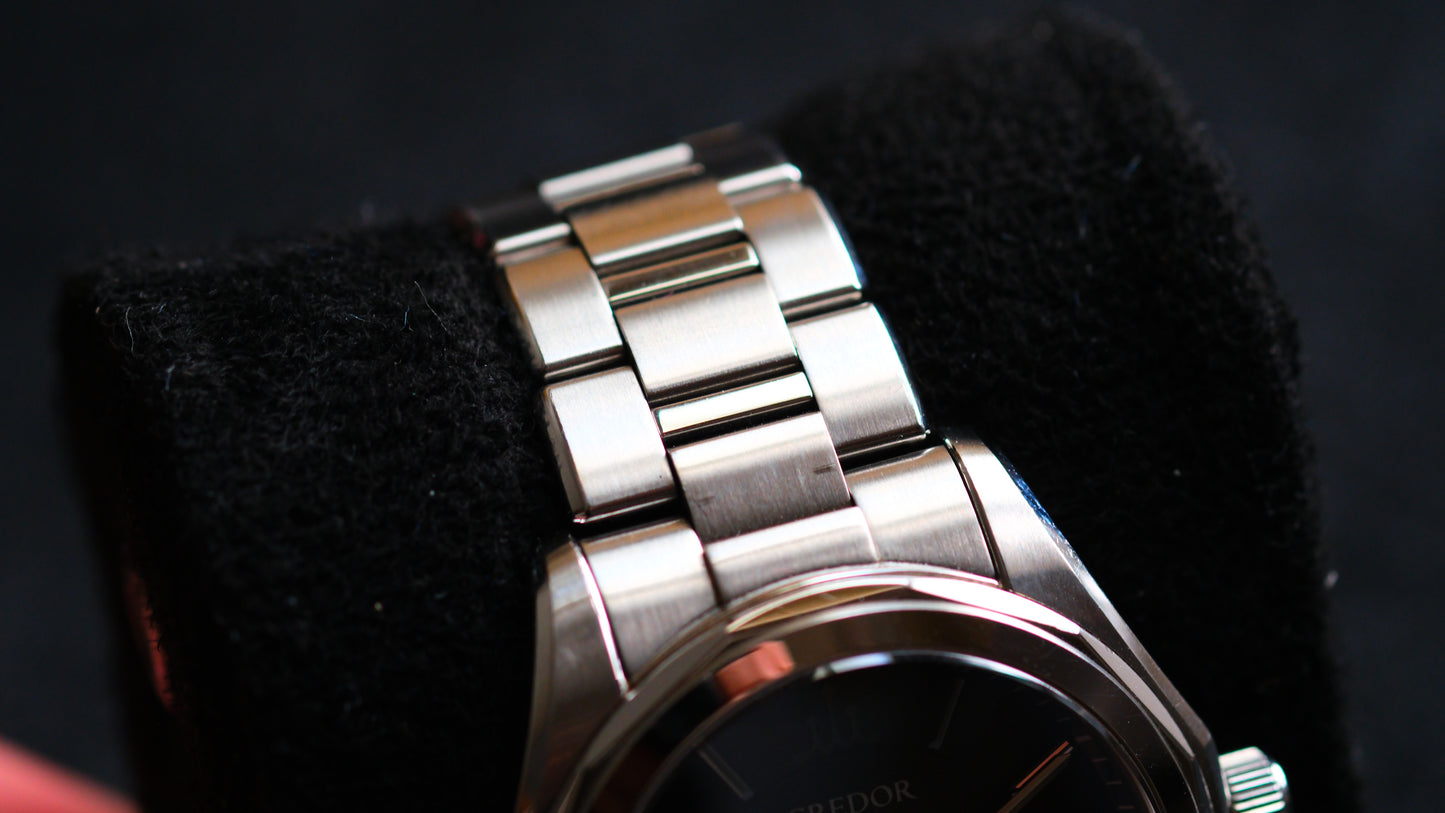 Credor Signo GCBW997 Automatic 4L75-00A0 Two tone Black Dial