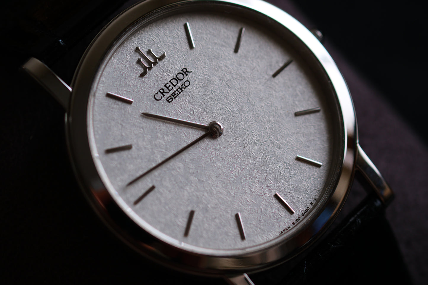 Credor GBAT009 8J80-8A00 HAQ Solid Platinum Pt950 Snow Flake Dial Like New Unworn Condition