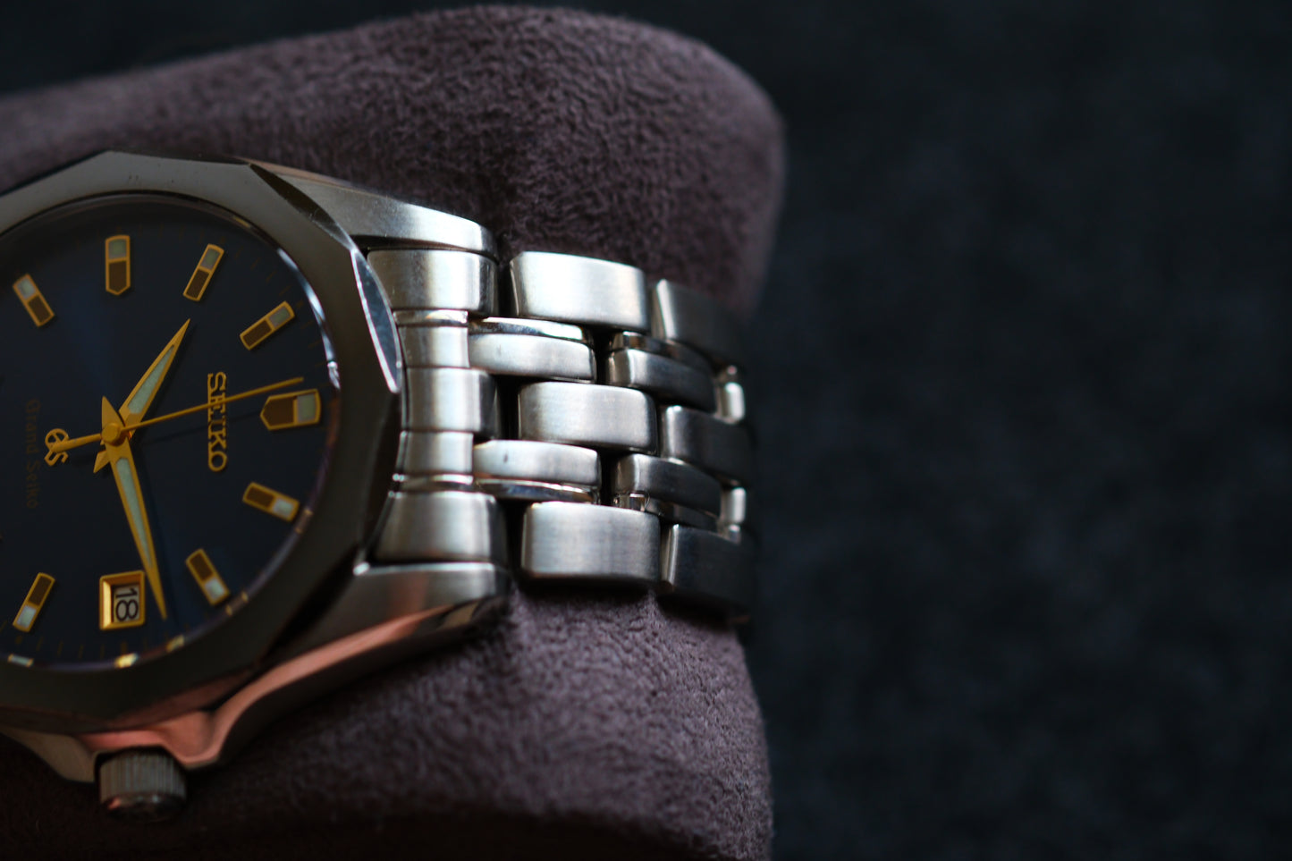 Grand Seiko Quart 8J56-8000 Blue Dial