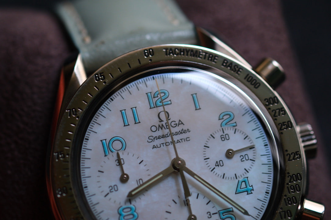 Omega Speedmaster 3802.71.53 Automatic Chrnograph White MOP Dial