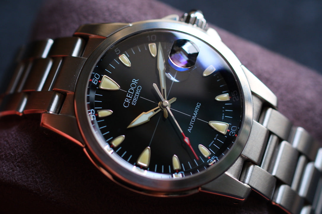 Credor GCBR997 8L75-0A10 Phoenix Black Dial Excellent Condition Manual User Full Serviced