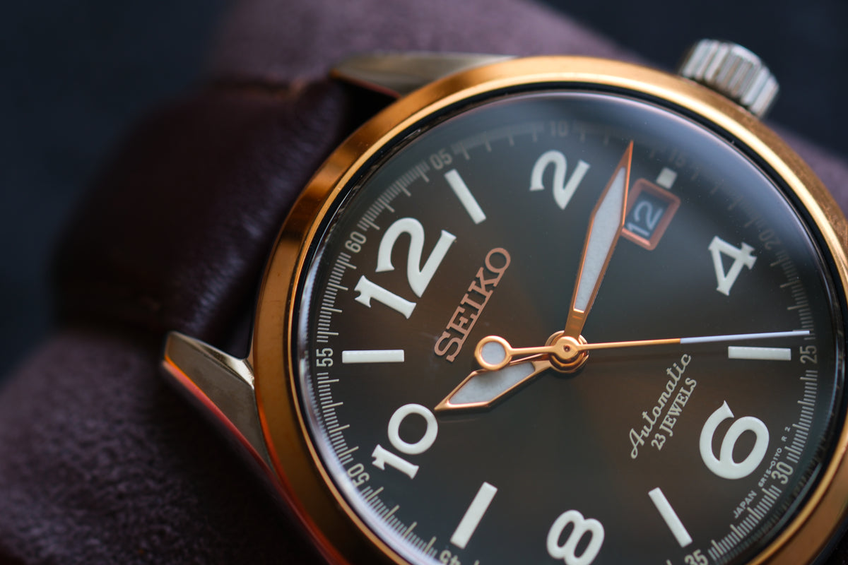 Seiko SARG012 6R15-02R0 Mechanical Explorer JDM Coffee Chocolate Dial Great Condition
