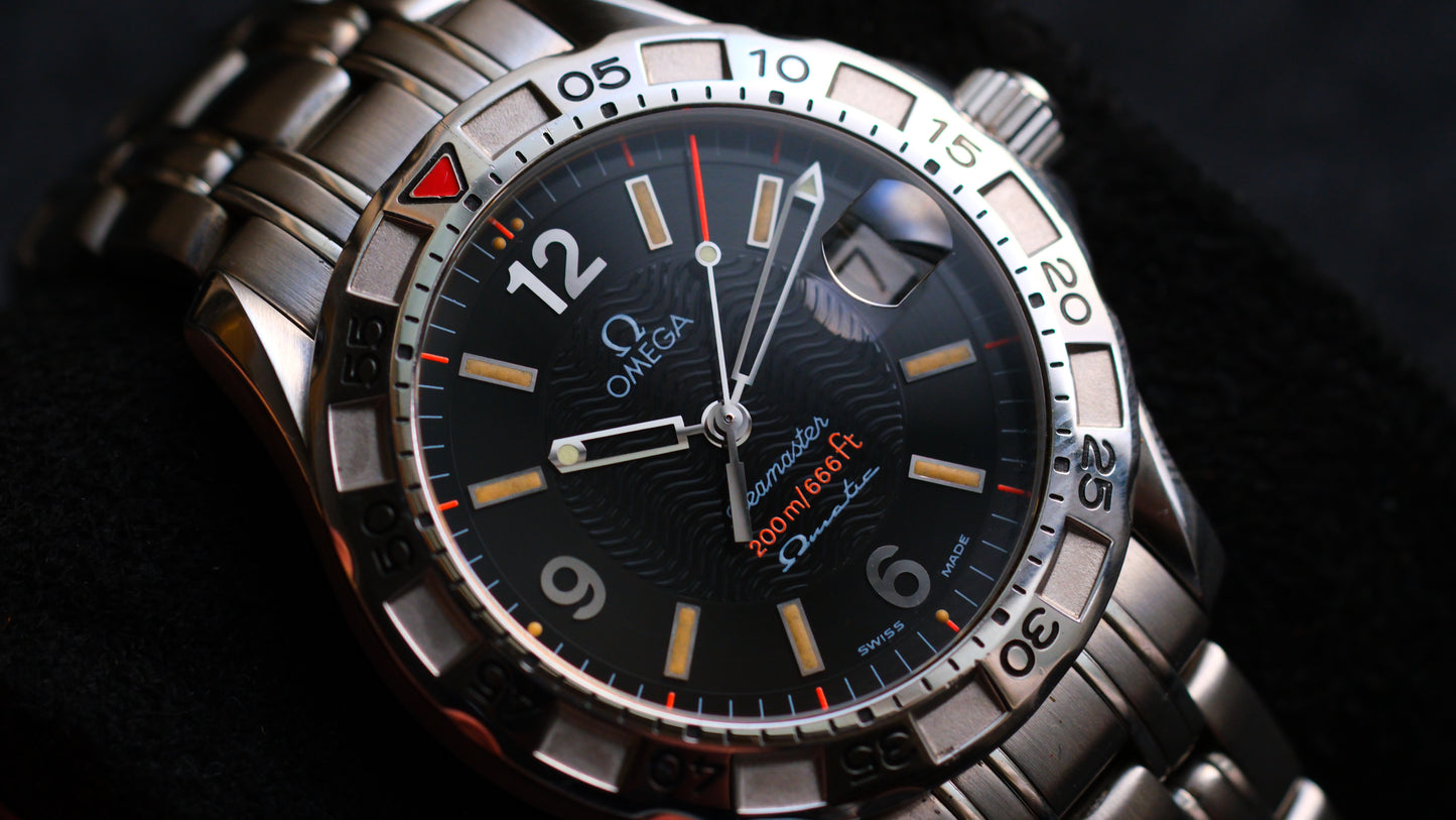 Omega Autoquart Seamaster 200m/666ft 2514.50 Omegamatic Limited Edition #0287 1997 | International Warranty| Excellent Condition